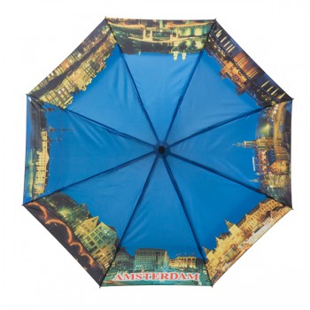 A'dam bezienswaardigheden opvouwbare paraplu